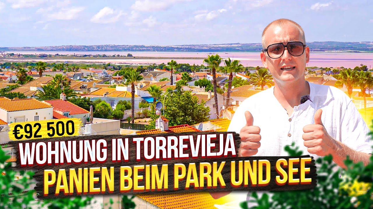 Wohnung in Torrevieja Spanien beim Park und See. Spanien Immobilien kaufen. Costa Blanca