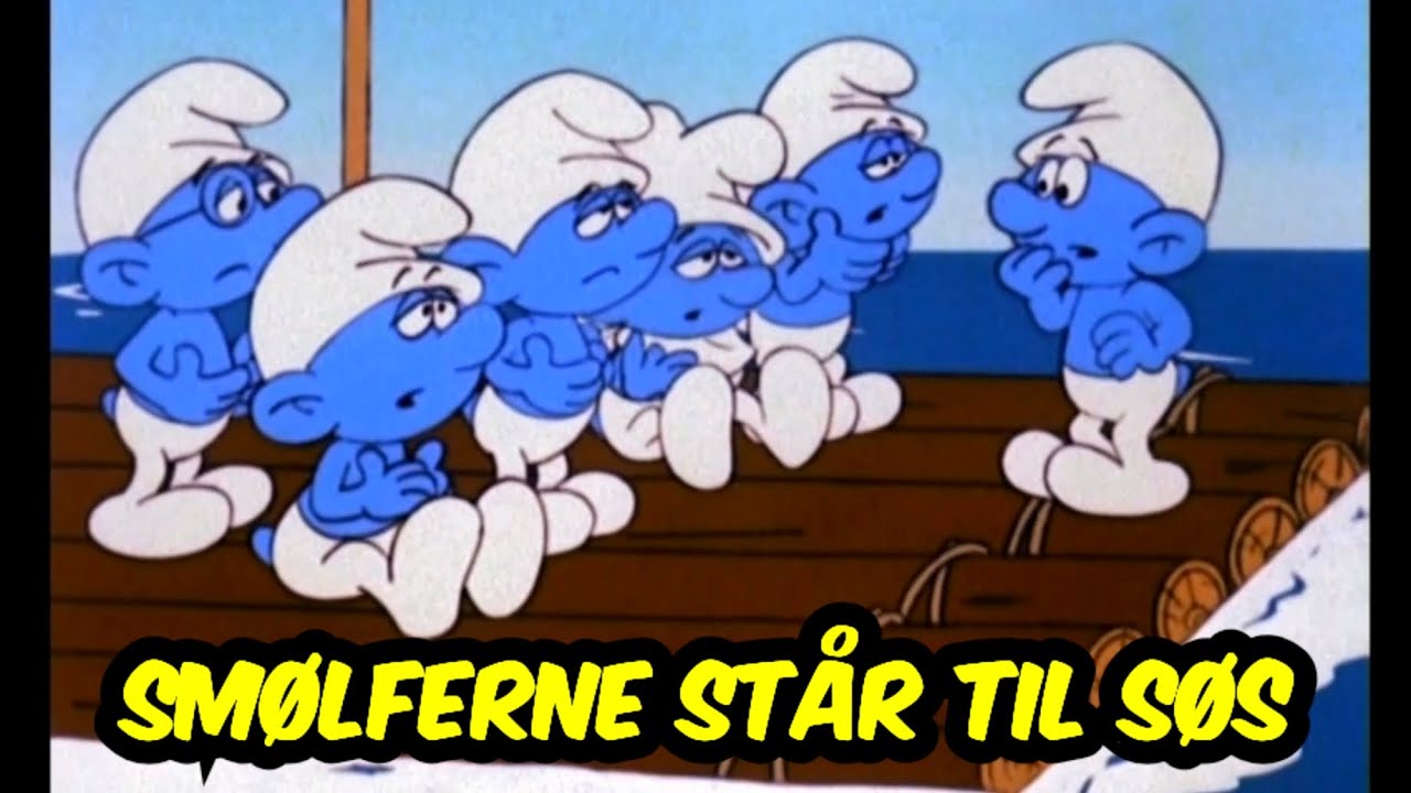 🇩🇰 Smølferne Står Til Søs - Tegnefilm Med Dansk Tale 
