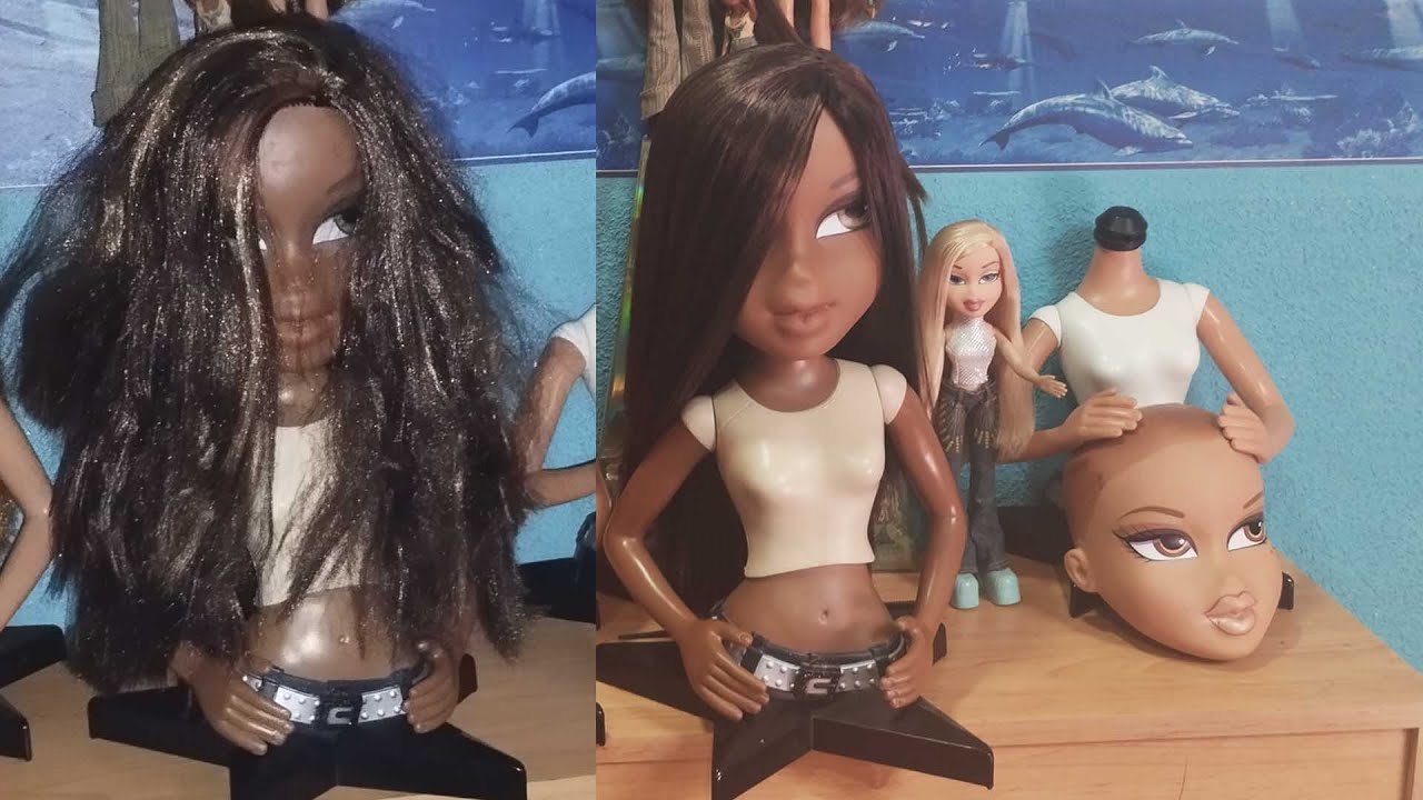 RESTAURANDO CABEZA BRATZ SASHA FOREVER DIAMONZ