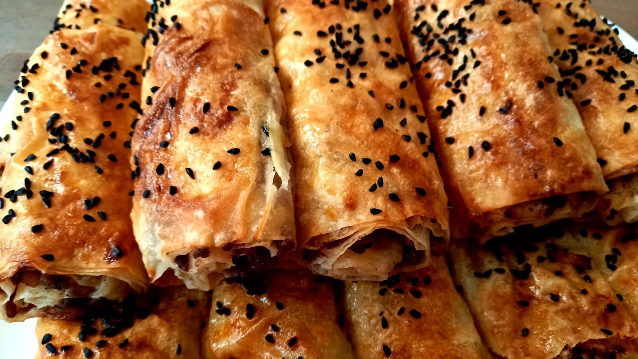 KIYMALI BÖREK NASIL YAPILIR/ KIYMALI RULO BÖREK TARİFİ