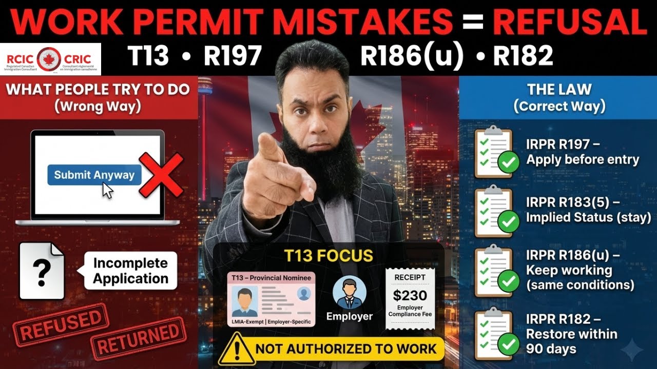 T13 LMIA Exempt Work Permit Canada and Provincial Support Letter