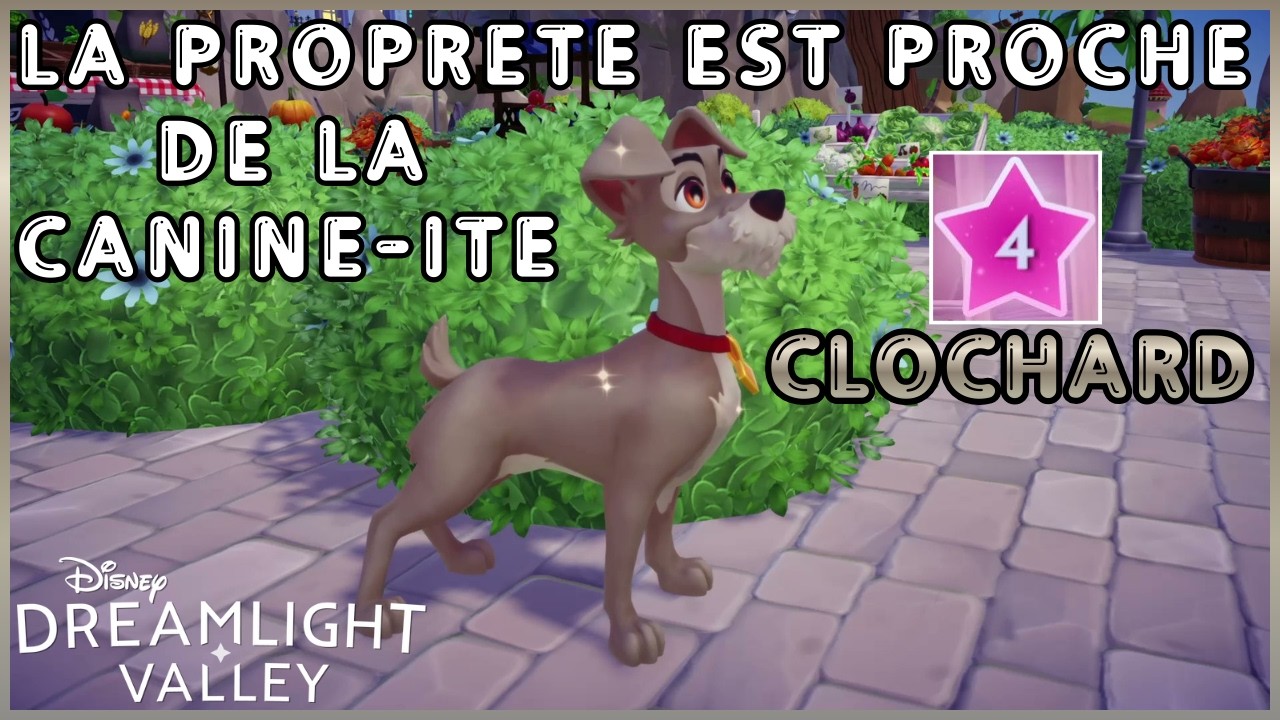 Disney Dreamlight Valley - Clochard 🐕 La propreté est proche de la canine-ité  Quête Amitié niveau 4