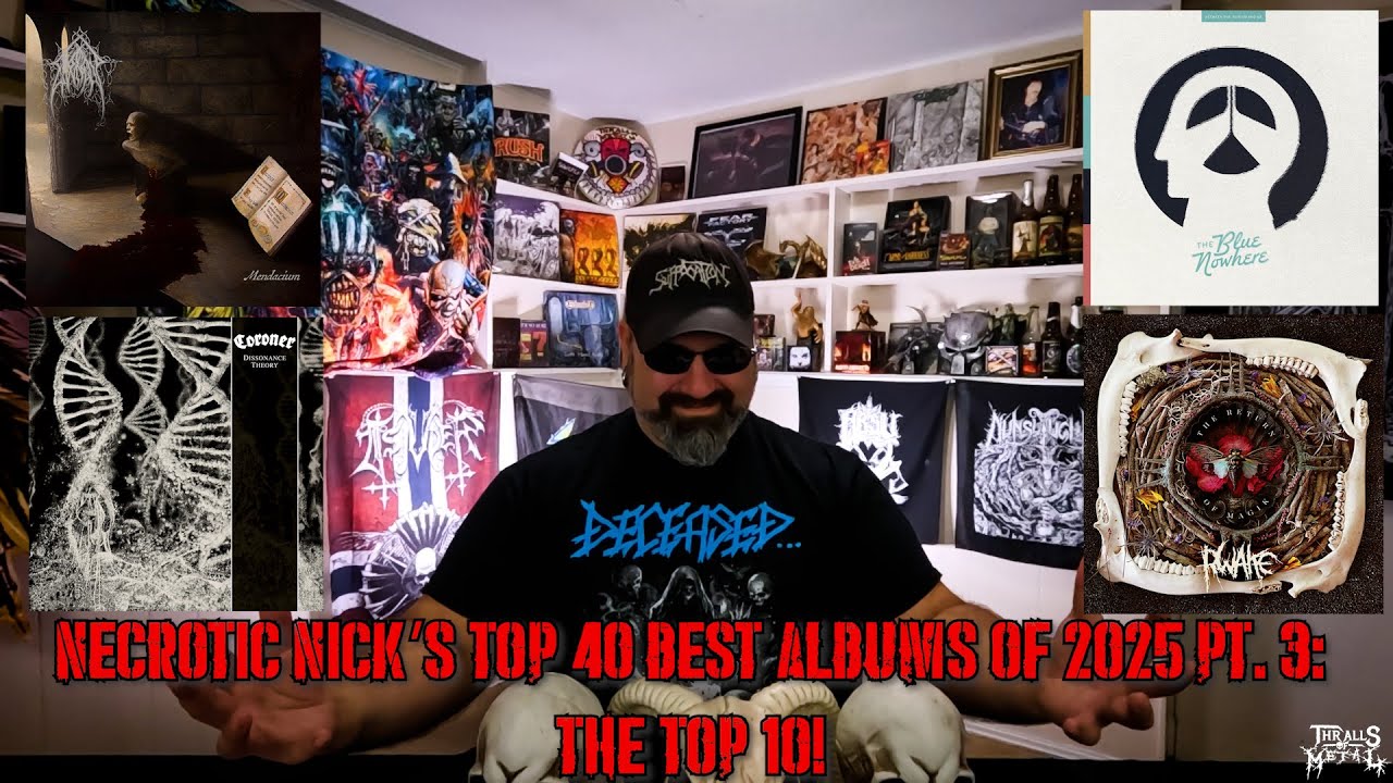 NECROTIC NICK'S TOP 40 BEST ALBUMS OF 2025 Pt. 3: THE TOP 10!