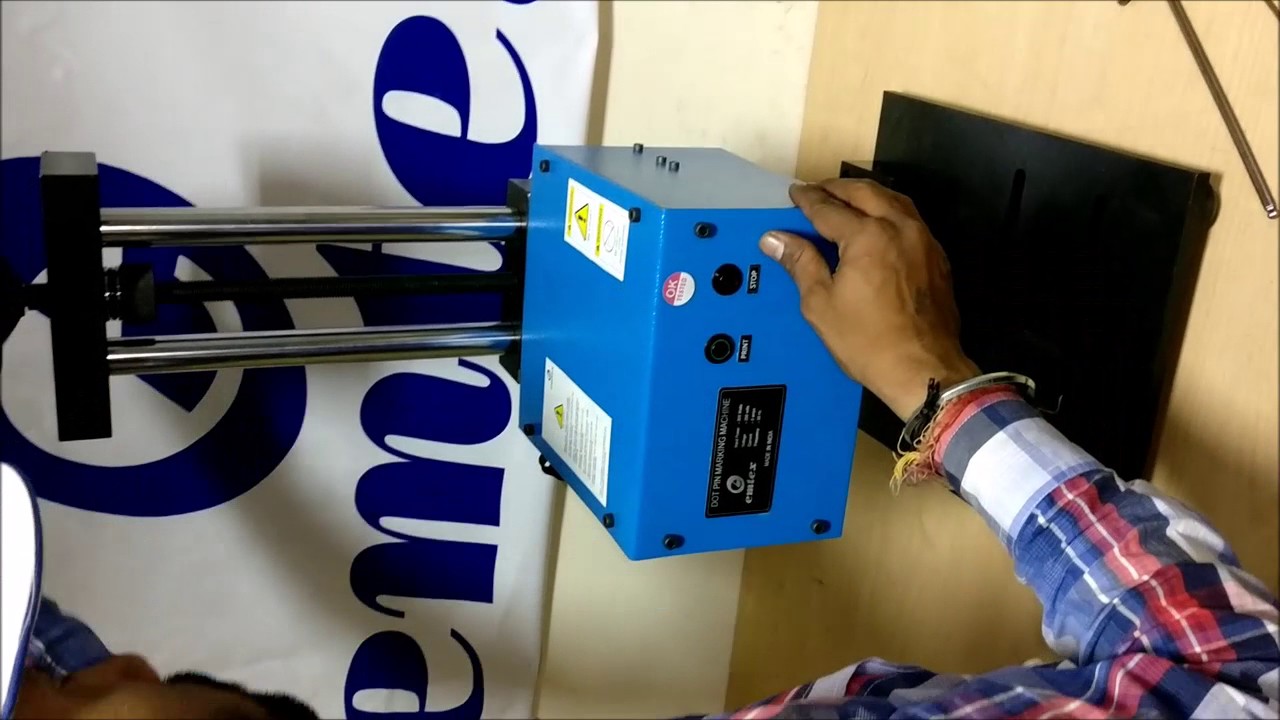 Assembly of Emtex Dot peen marking machine :-EMM01