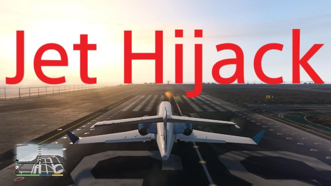 😱 Jet Hijack Grand Theft Auto V