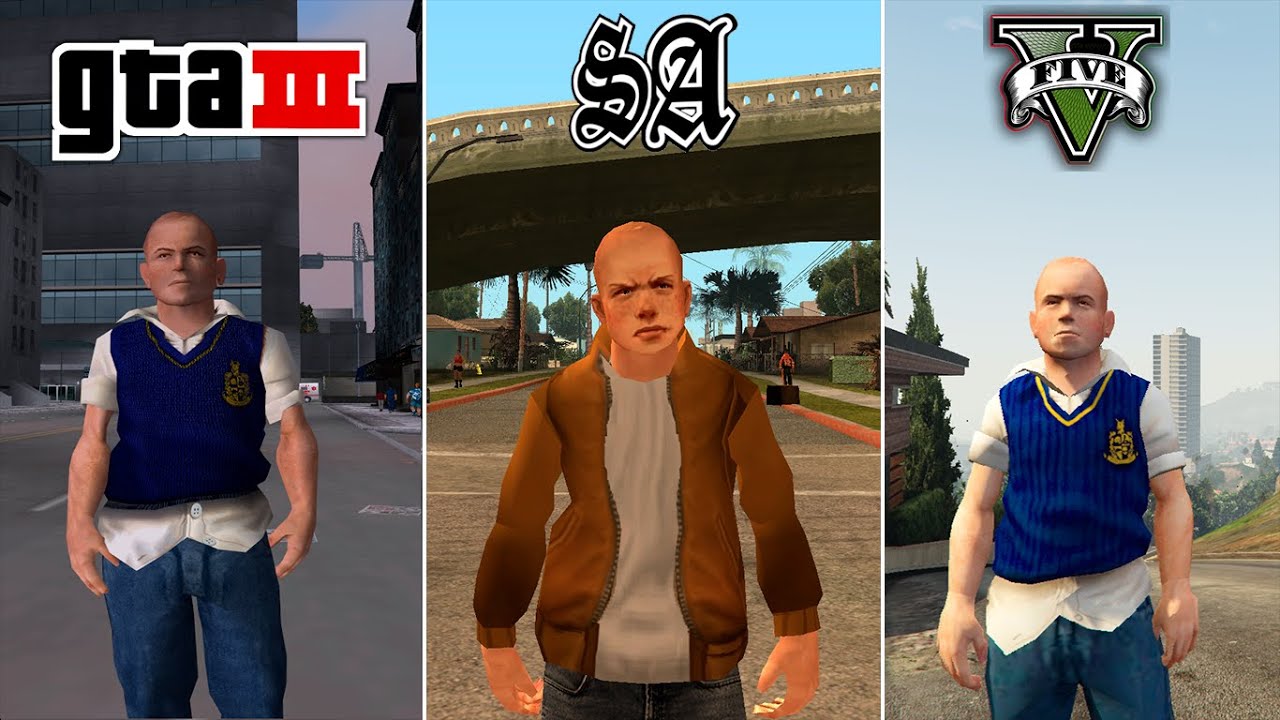 Jimmy Hopkins in GTA Games (Evolution)