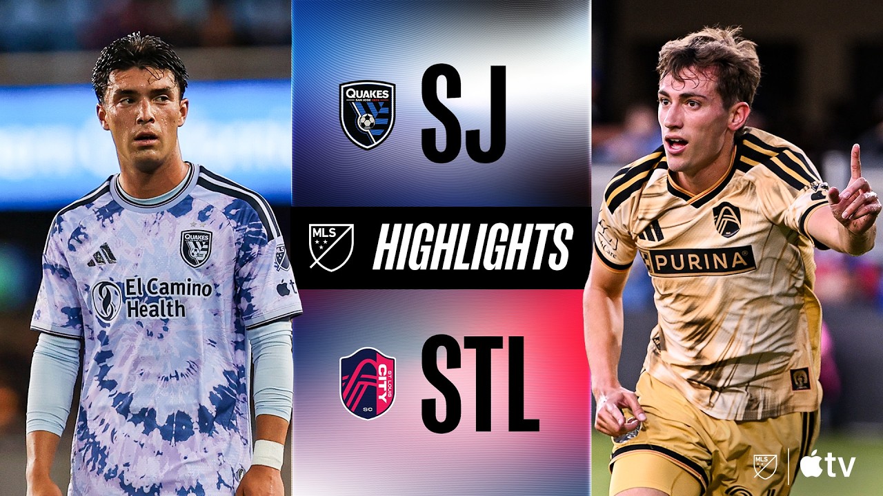 San Jose Earthquakes vs. St. Louis CITY | Full Match Highlights | Becher BRACE!