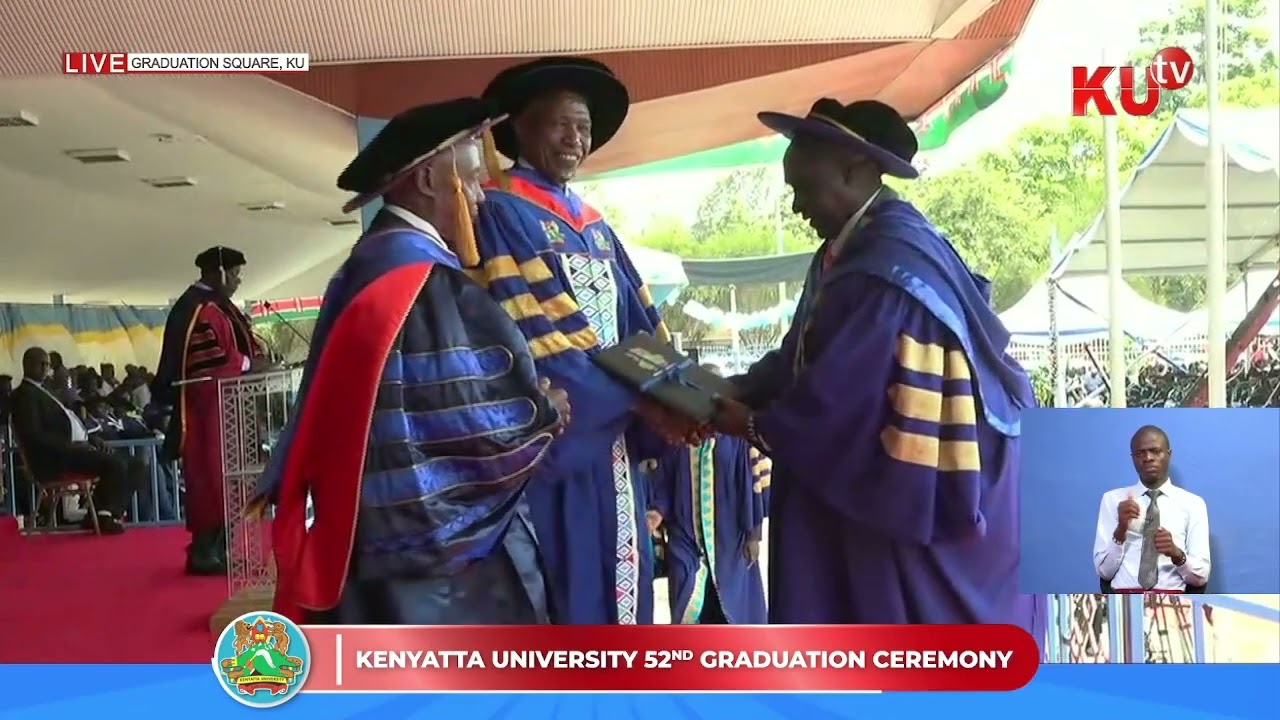 KENYATTA UNIVERSITY 52ND GRADUATION CEREMONY: PhD CONFERMENT