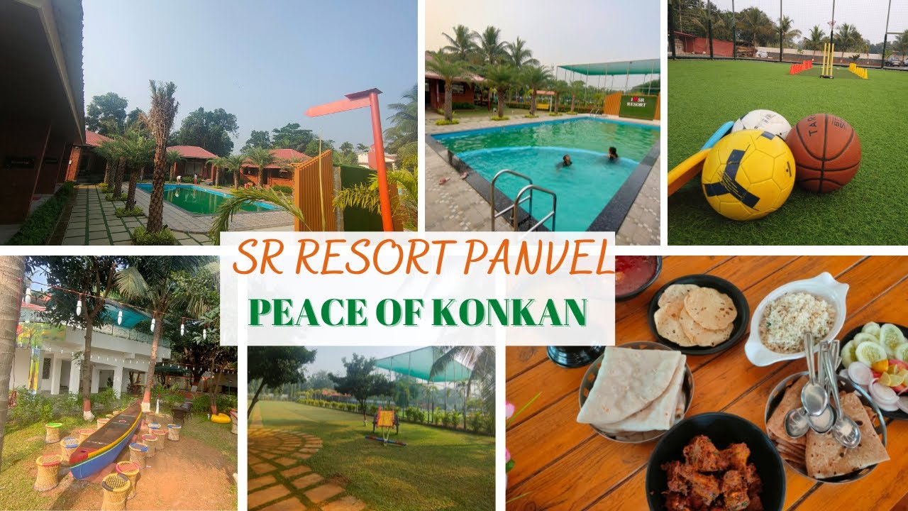 BEST RESORT IN PANVEL with Konkan Theme | SR RESORT & LAWNS | Jacuzzi Pool Turf and much more🔥💗