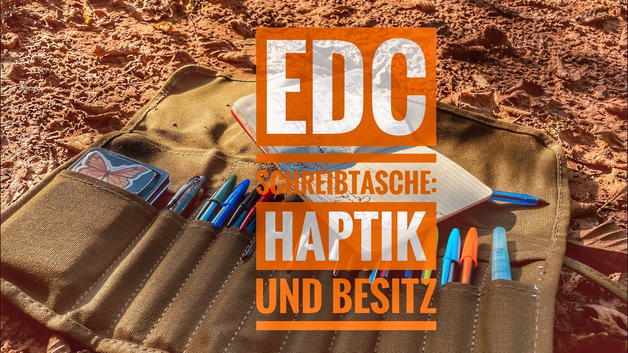 Edc: Meine Outdoor schreibtasche