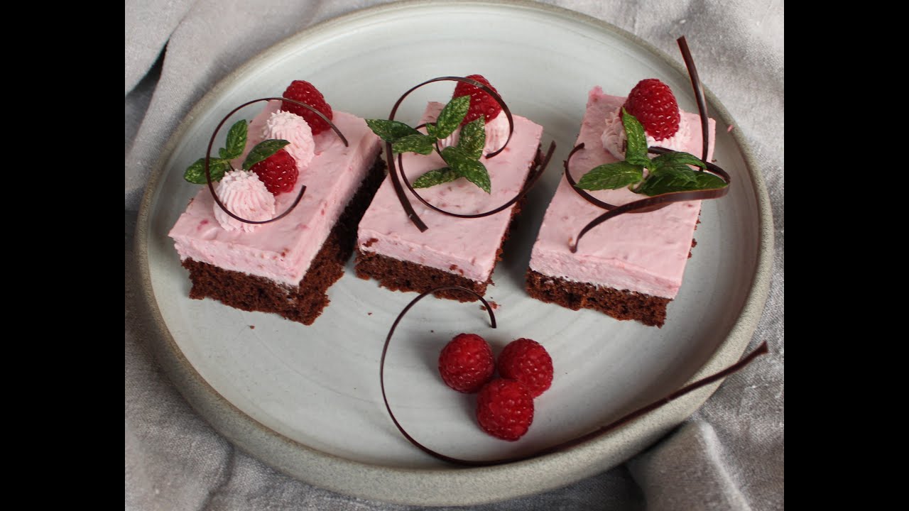 Himbeer - Schoko Schnitte