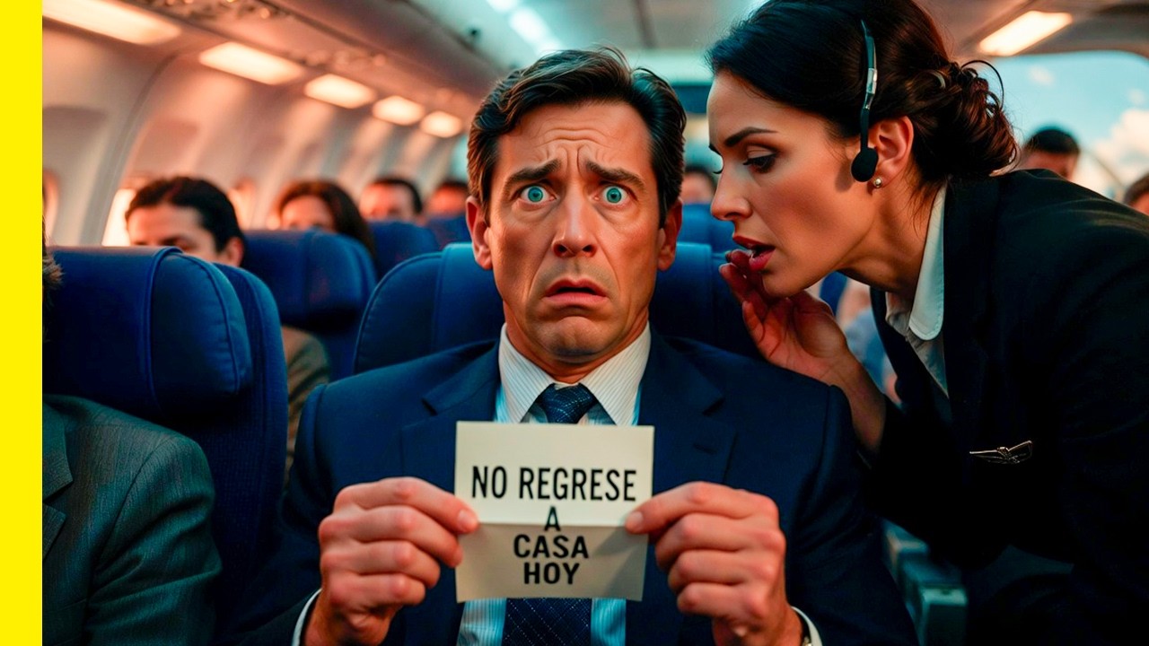 Mi Esposa Insistió En Que Viajara Solo. En El Avión, Una Azafata Me Entregó Una Nota