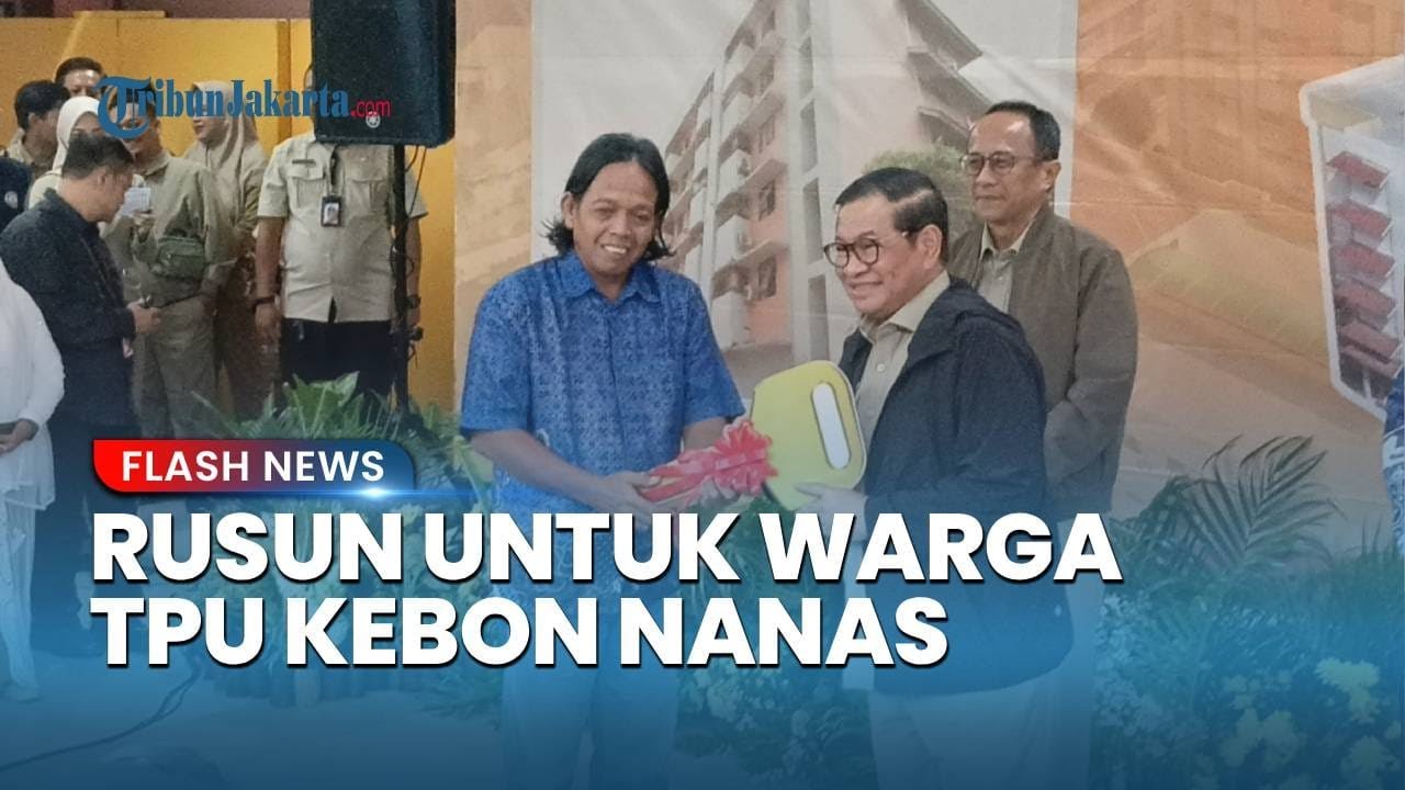 Gubernur Jakarta Pramono Anung Serahkan Kunci Rusun untuk Warga TPU Kebon Nanas, Gratis Sewa 6 Bulan