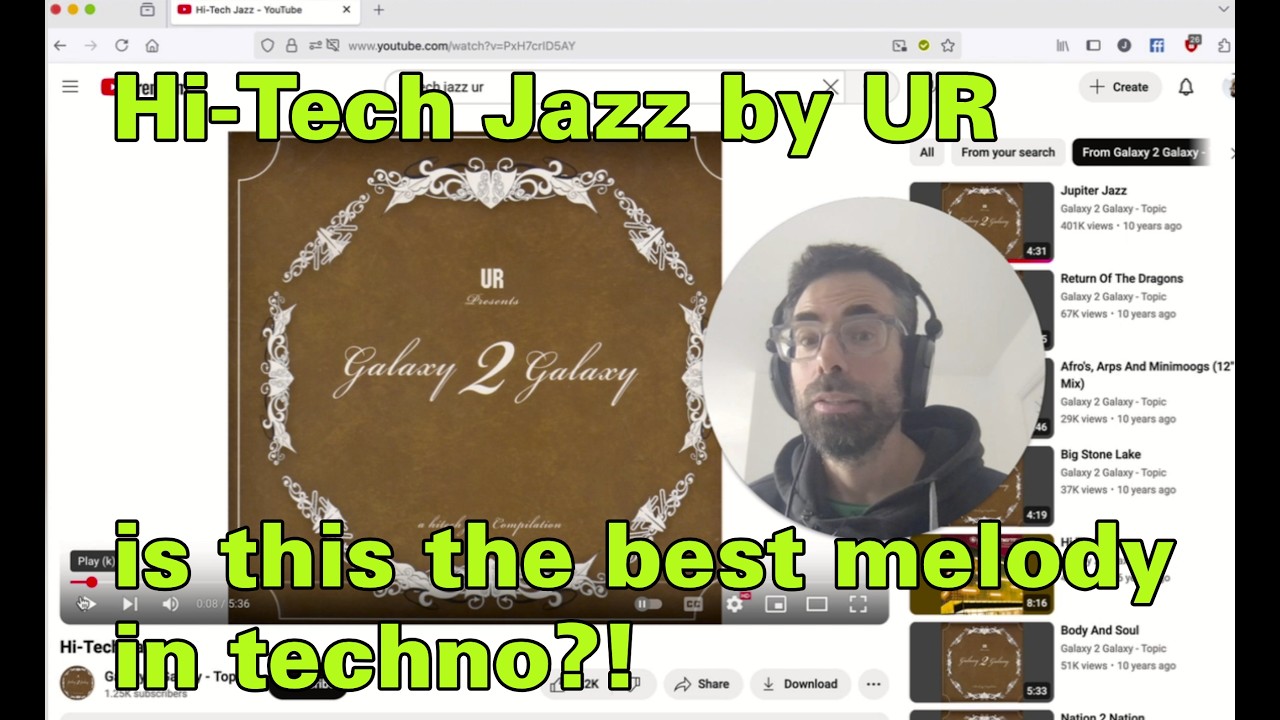 Hi-Tech Jazz by Underground Resistance - An Incredible Melody In Techno #techno #UR #classic