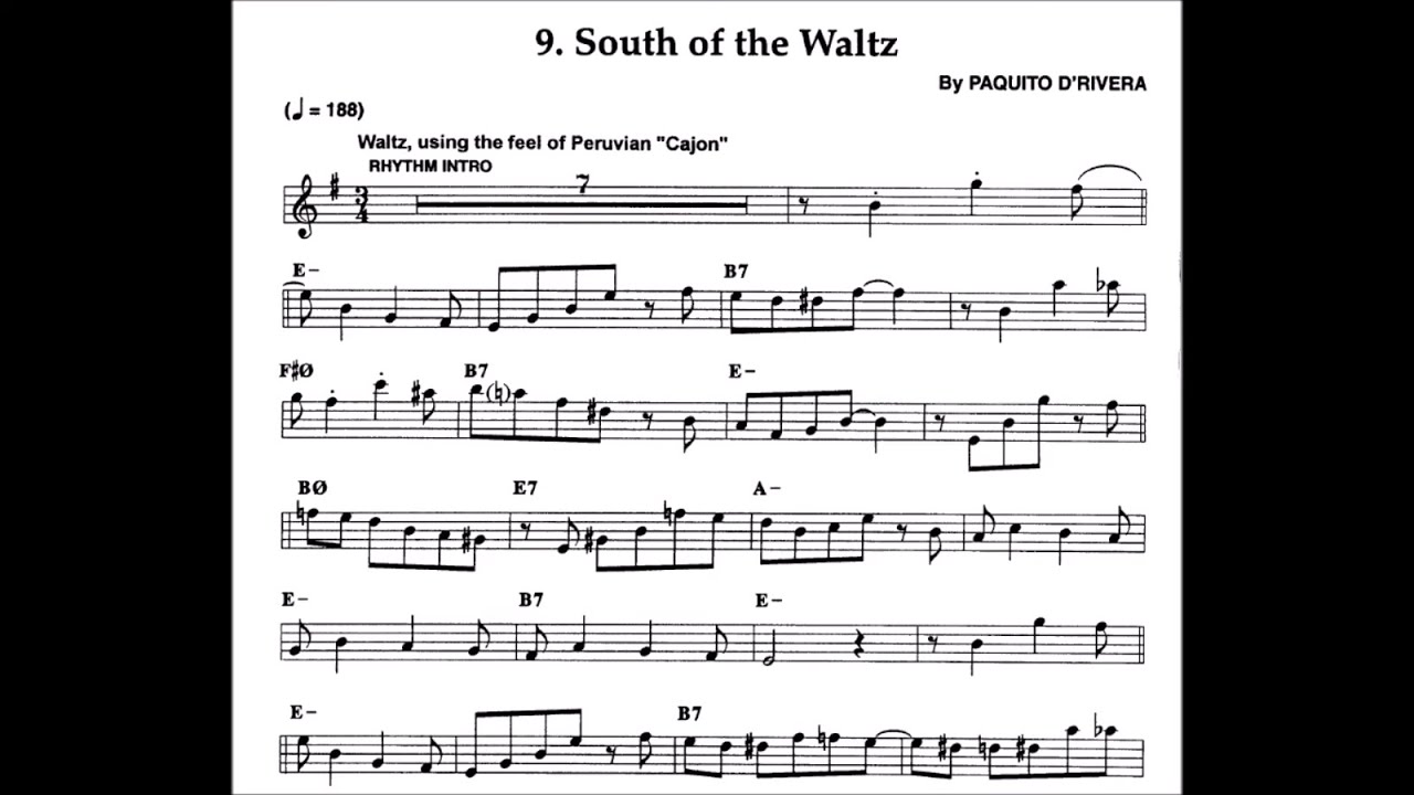 Vals Venezolano by Paquito D'Rivera (Iván Villar Sanz)