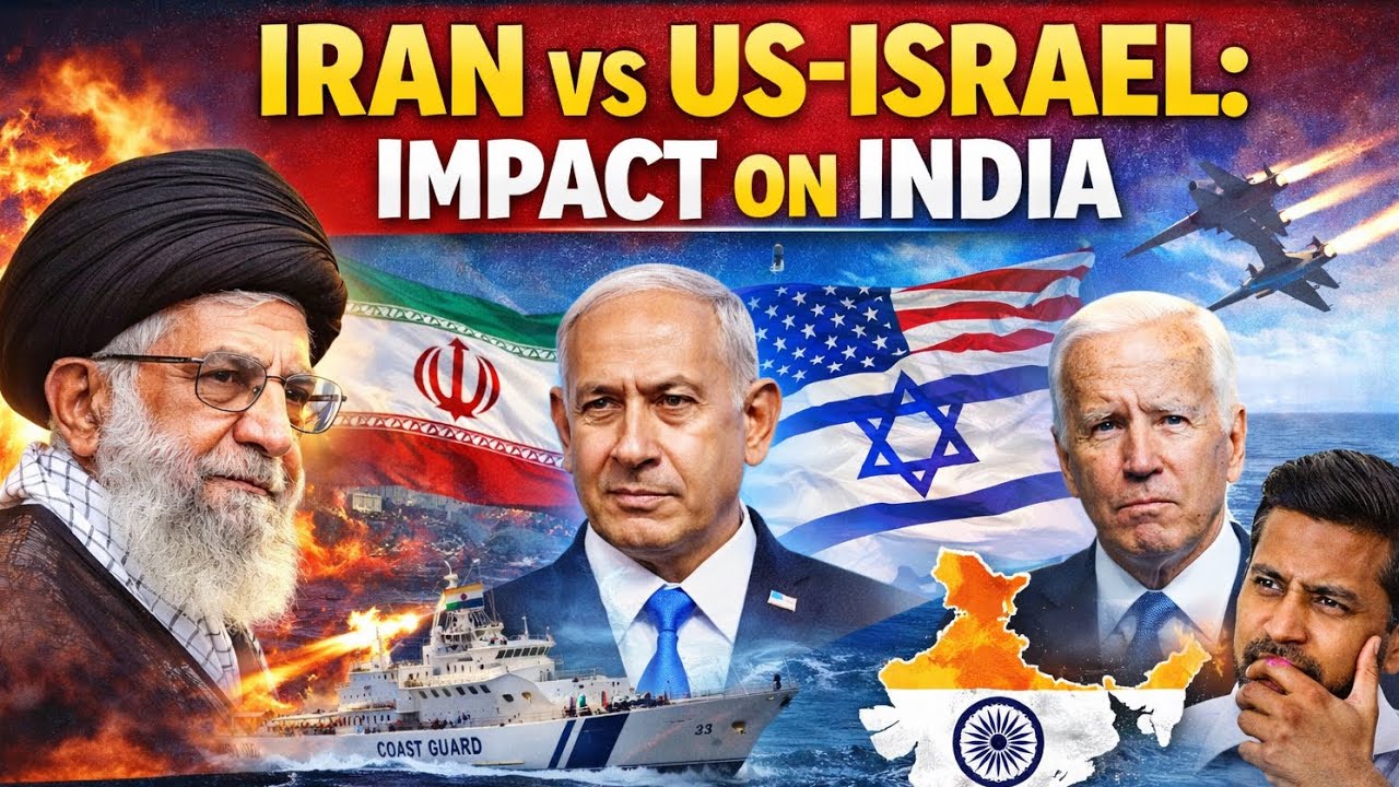 Iran vs US&ndash;Israel Conflict | Impact on India | GS 2 International Relations #upsc2026 #prelims 