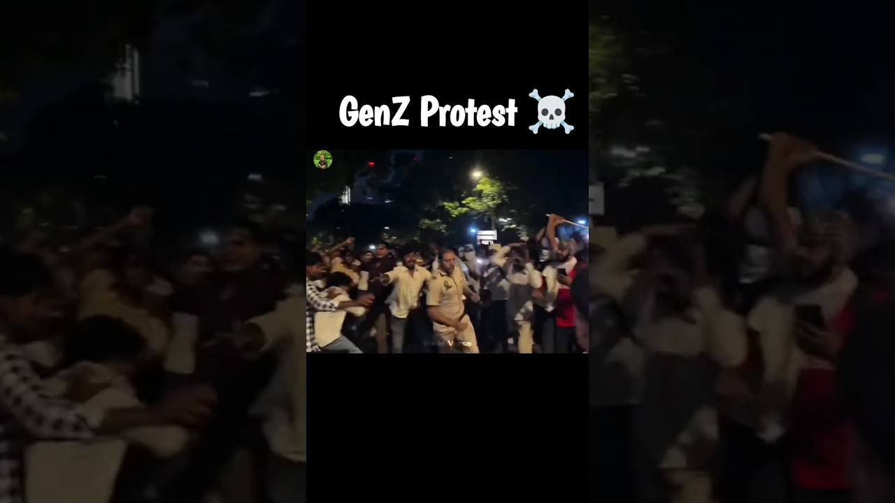 When GenZ Protest At Night! 💀🤣 | Gen Z Protest In India Funny Moments 🔥 #shorts #funny #jantarmantar
