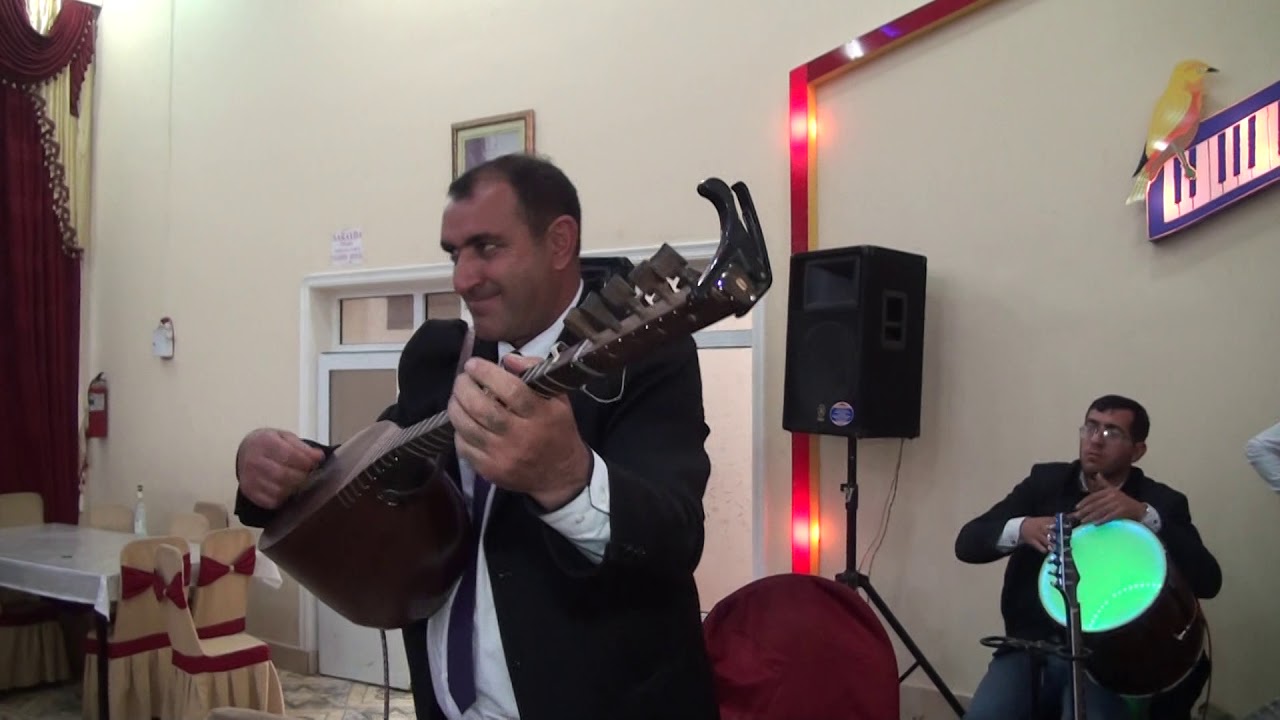 Yevlax Qoyunbinesi toy Saz Elsad  Naqara Serxan