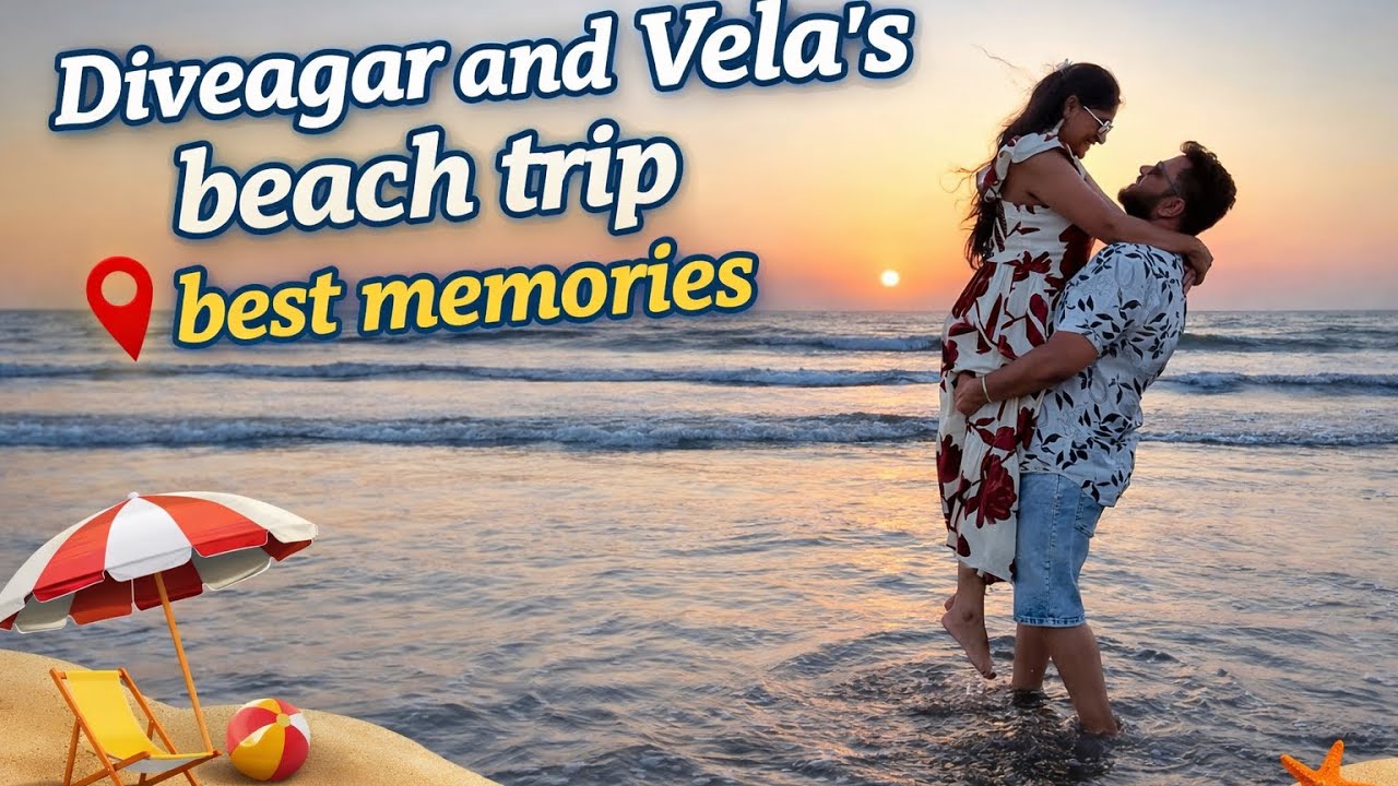 My First Beach trip with my husband🏖️☀️🐚