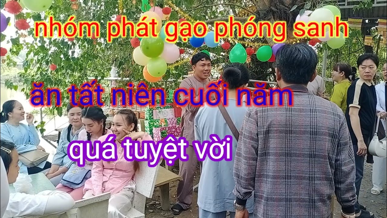 🧶nhóm phát gạo # ăn tất niên cuối năm 