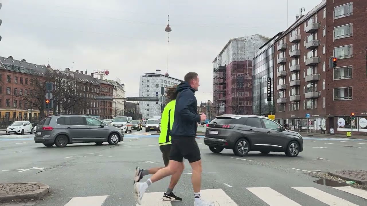 City Streets: Driving Through Østerbrogade, Copenhagen