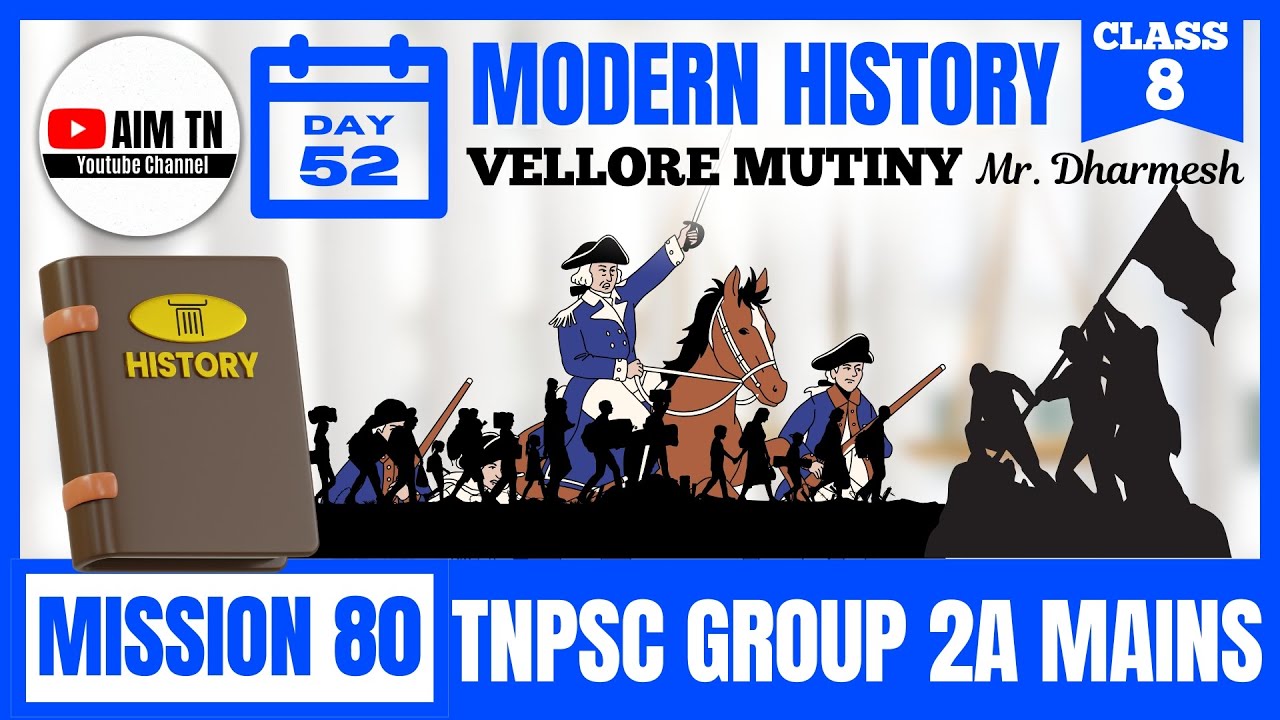 Modern History | Class - 8 | VELLORE MUTINY | Mr. Dharmesh | Mission 80