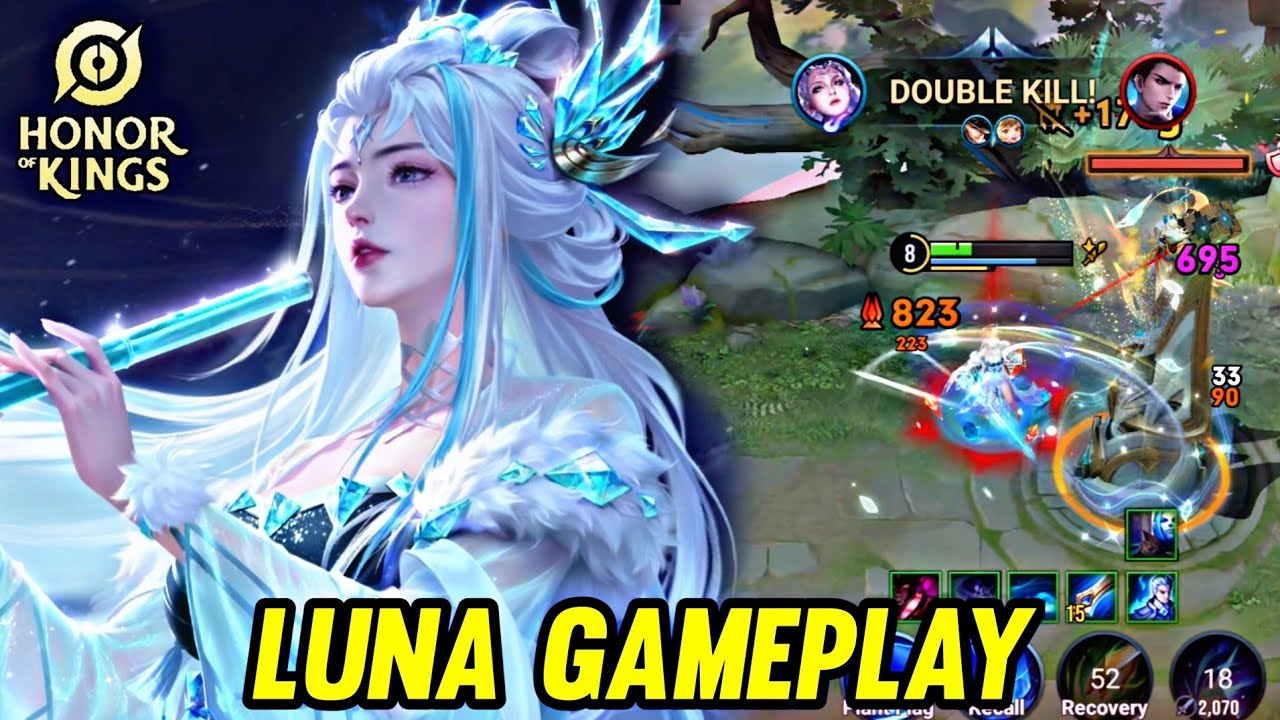 HOK : LUNA GAMEPLAY | IN JUNGLE - HONOR OF KINGS