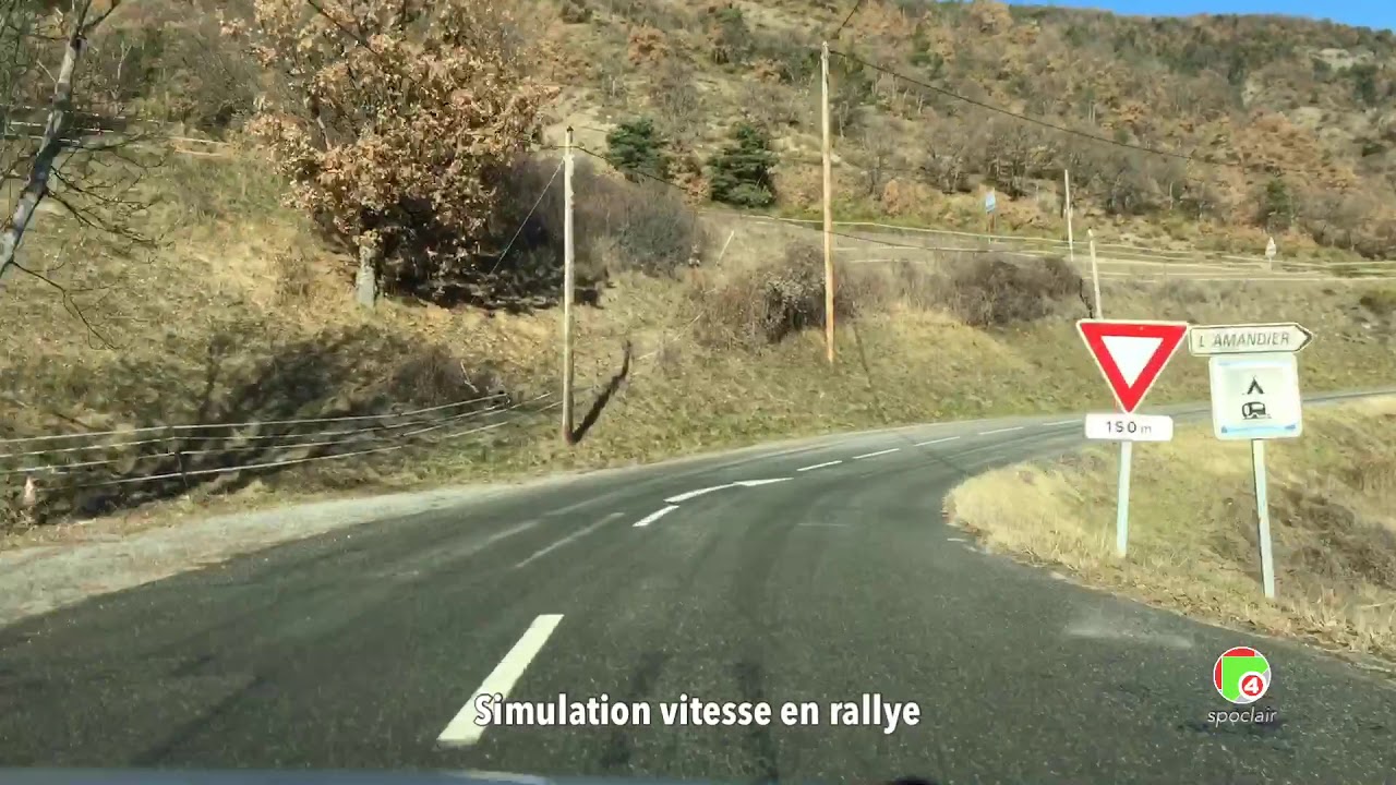 Vitesse rallye - Reconnaissance ES2 Bayons-Bréziers Monte-Carlo 2020 « Les Tourniquets »