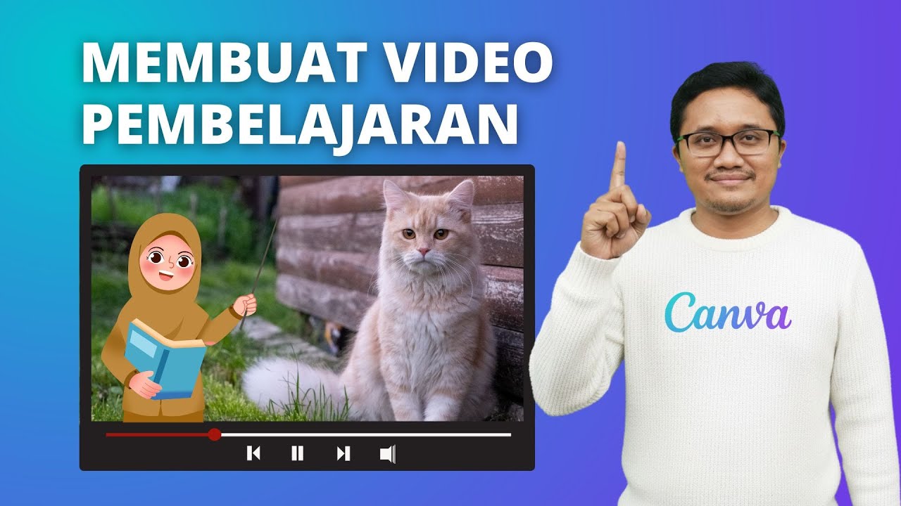 🔴 Tutorial membuat Video pembelajaran dengan canva
