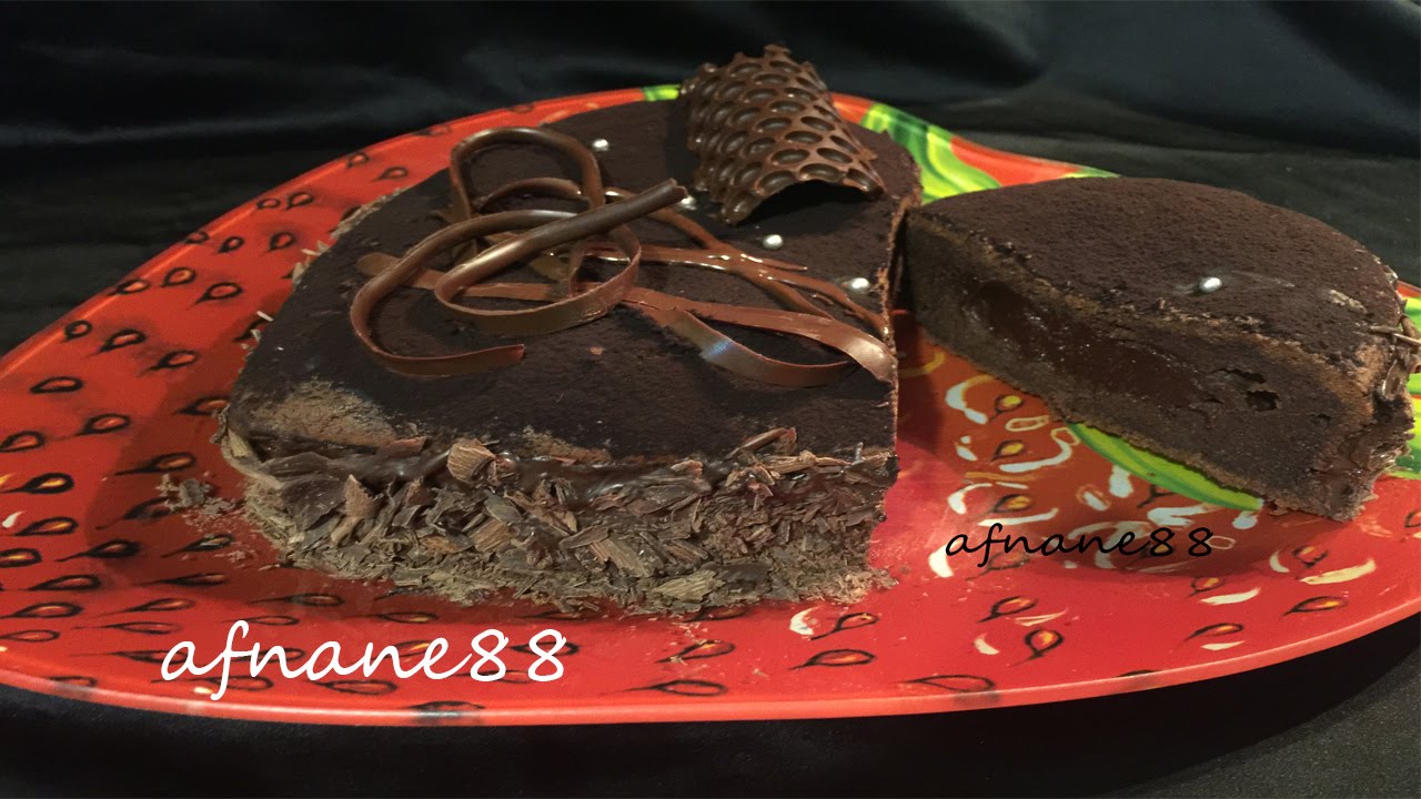 طريقة عمل كيكة الشوكولاته سهلة ولذيذة cake au chocolat
