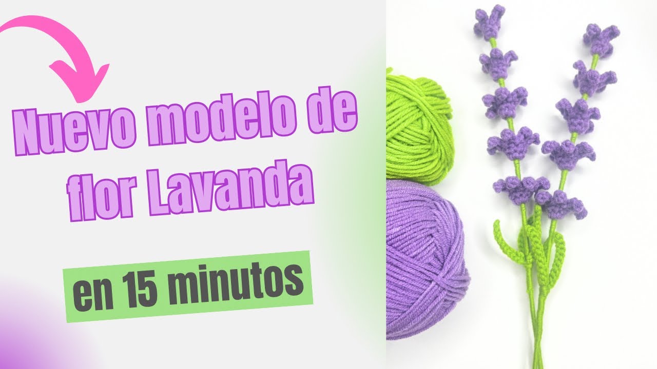 🪻Súper Idea para tus ramos🪻Crochet Lavandas nuevo modelo muy fácily rápido. 💐💸 