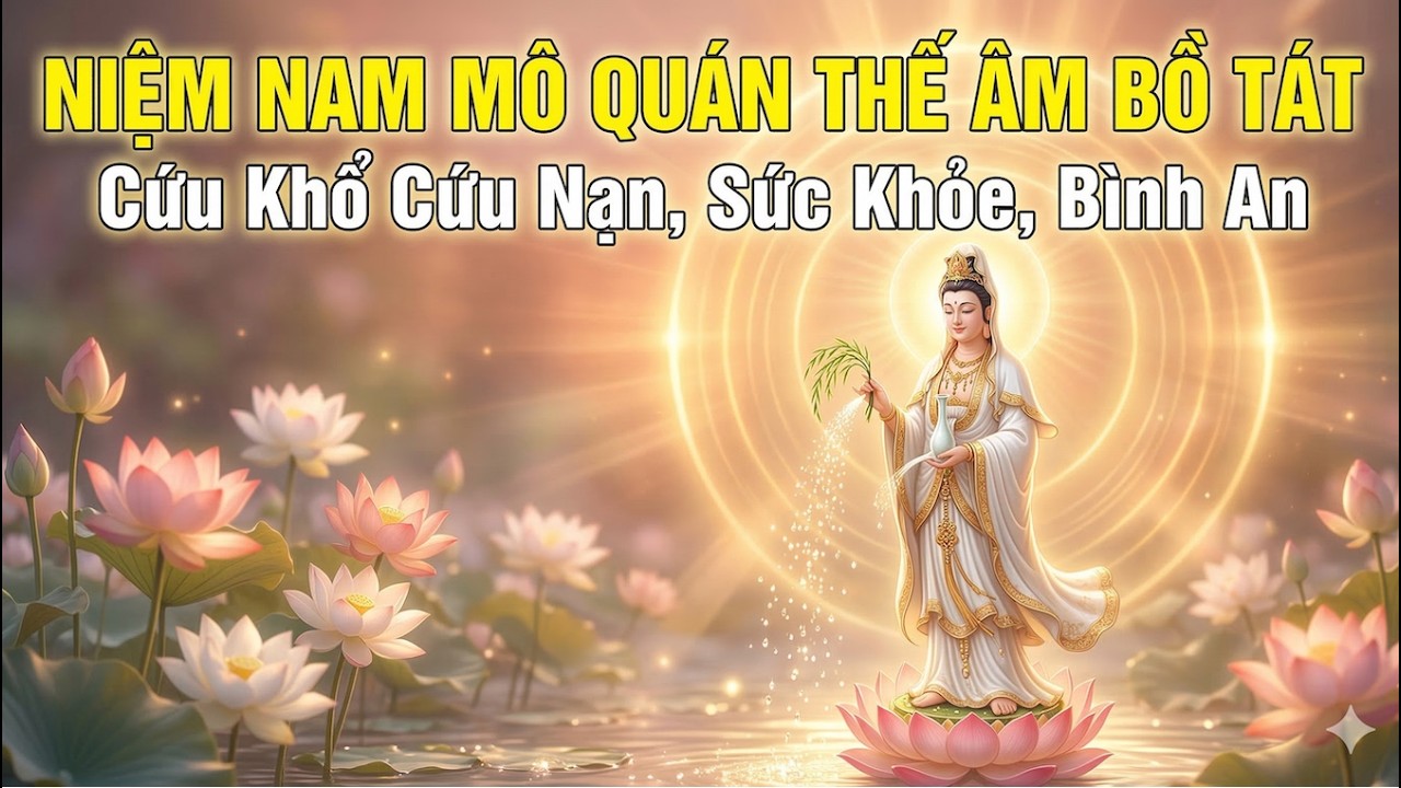 NIỆM NAM MÔ QUAN THẾ ÂM BỒ TÁT - Cứu Khổ Cứu Nạn, Hóa Giải Ưu Phiền, Sức Khỏe Bình An.