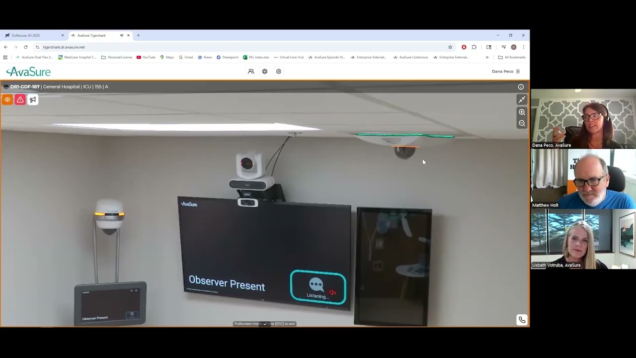 Avasure: Tech for helpful watching & remote care in hospitals