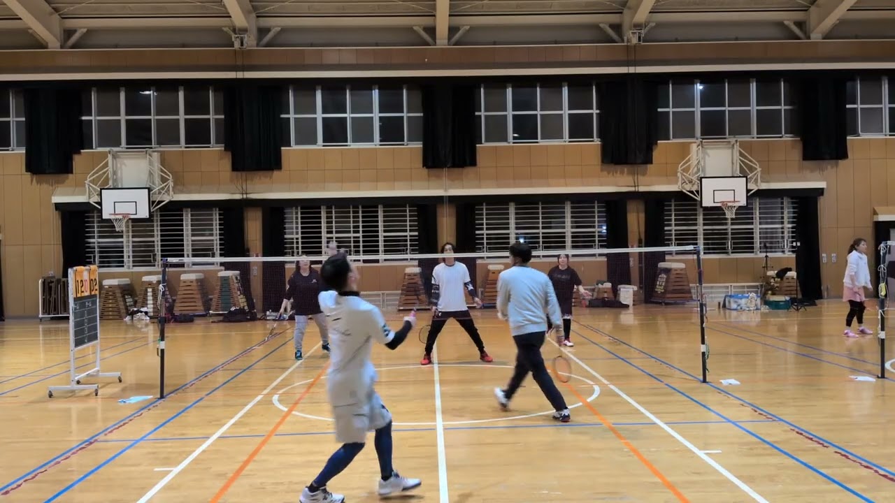 竹とんぼ練習（2人）