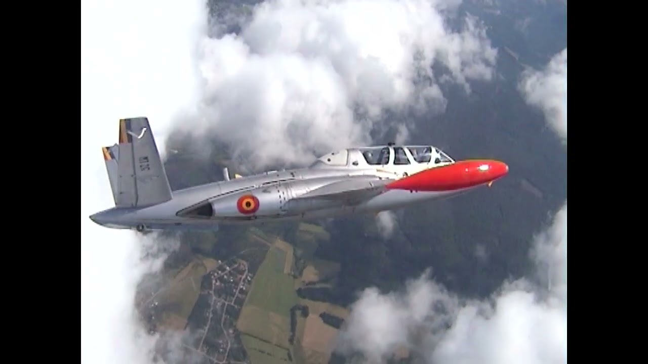 Belgian Air Force Fouga CM.170 formation flight