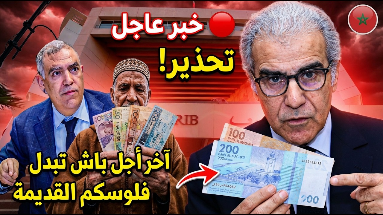 🔴 انتباه! أموالك في خطر.. قرار جديد من بنك المغرب بخصوص أوراقك النقدية القديمة.