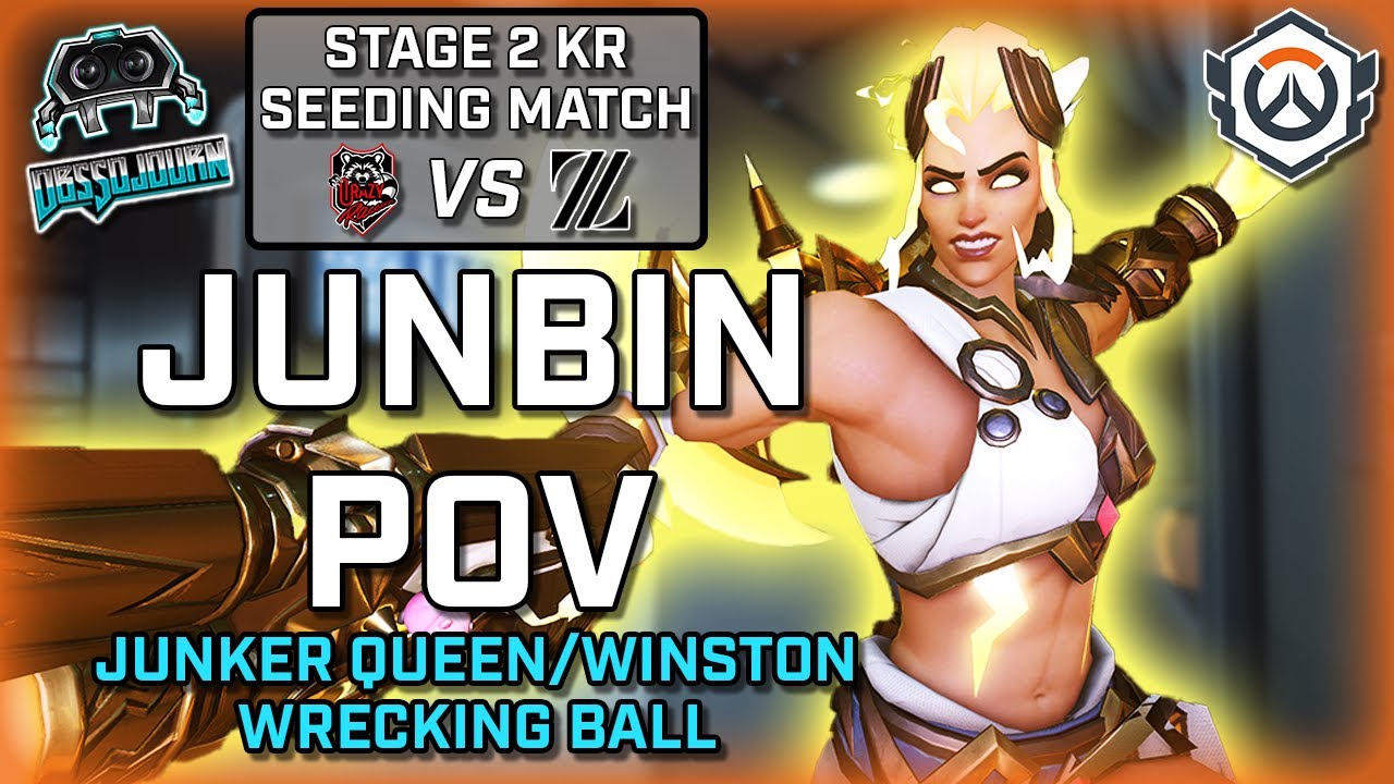 [Junbin POV] Crazy Raccoon vs ZETA DIVISION | Stage 2 KR Seeding Match | OWCS