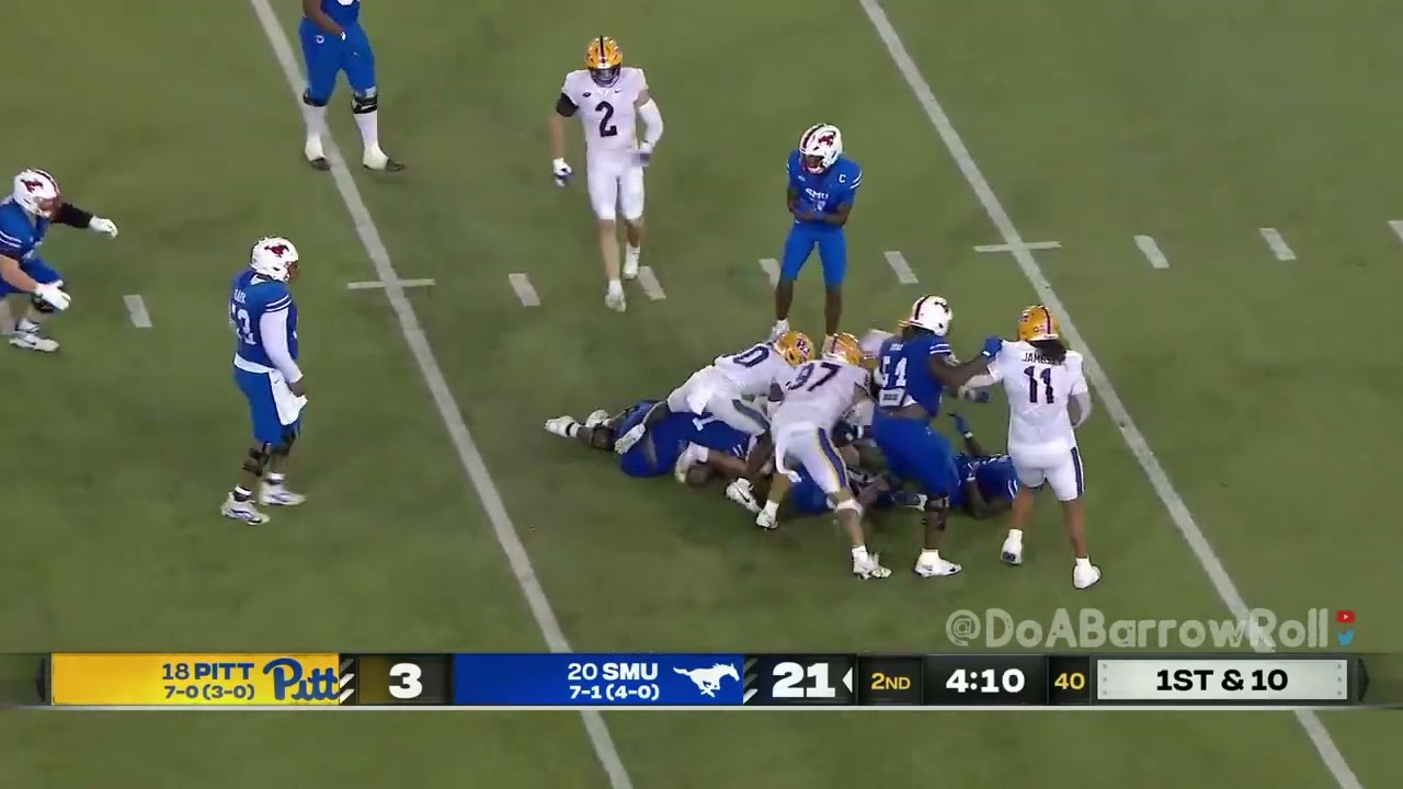 SMU OL/Offense vs Pittsburgh Defense (2024)
