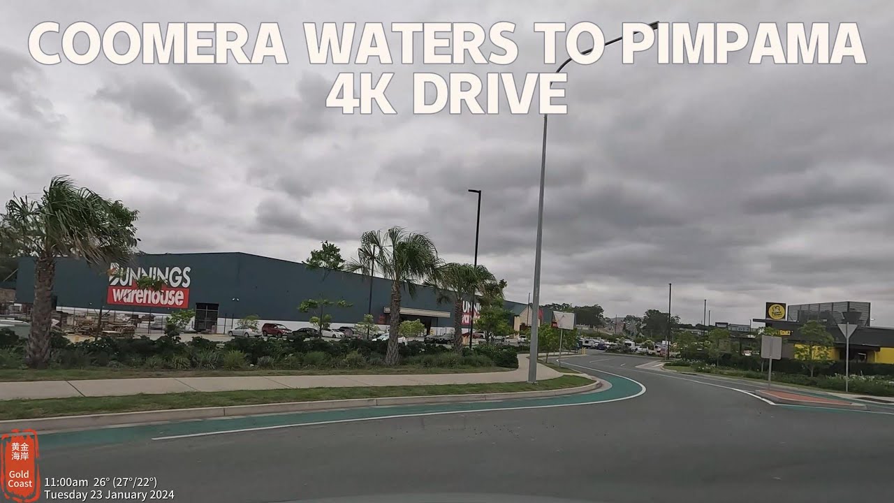 [4k] Driving From Coomera Waters To Pimpama | Gold Coast | Queensland | Australia