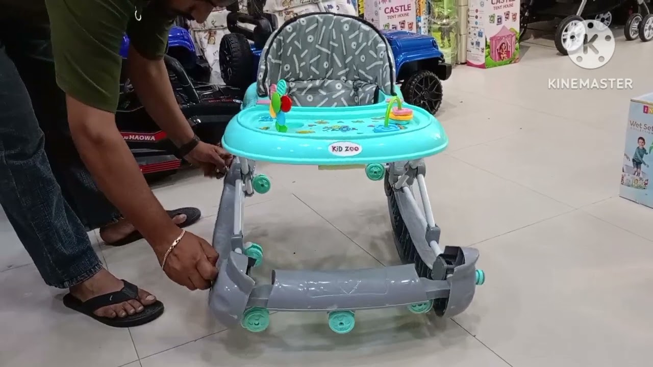 How to adjust baby Walker Height  | How To adjust height of love baby walker | Height adjustment