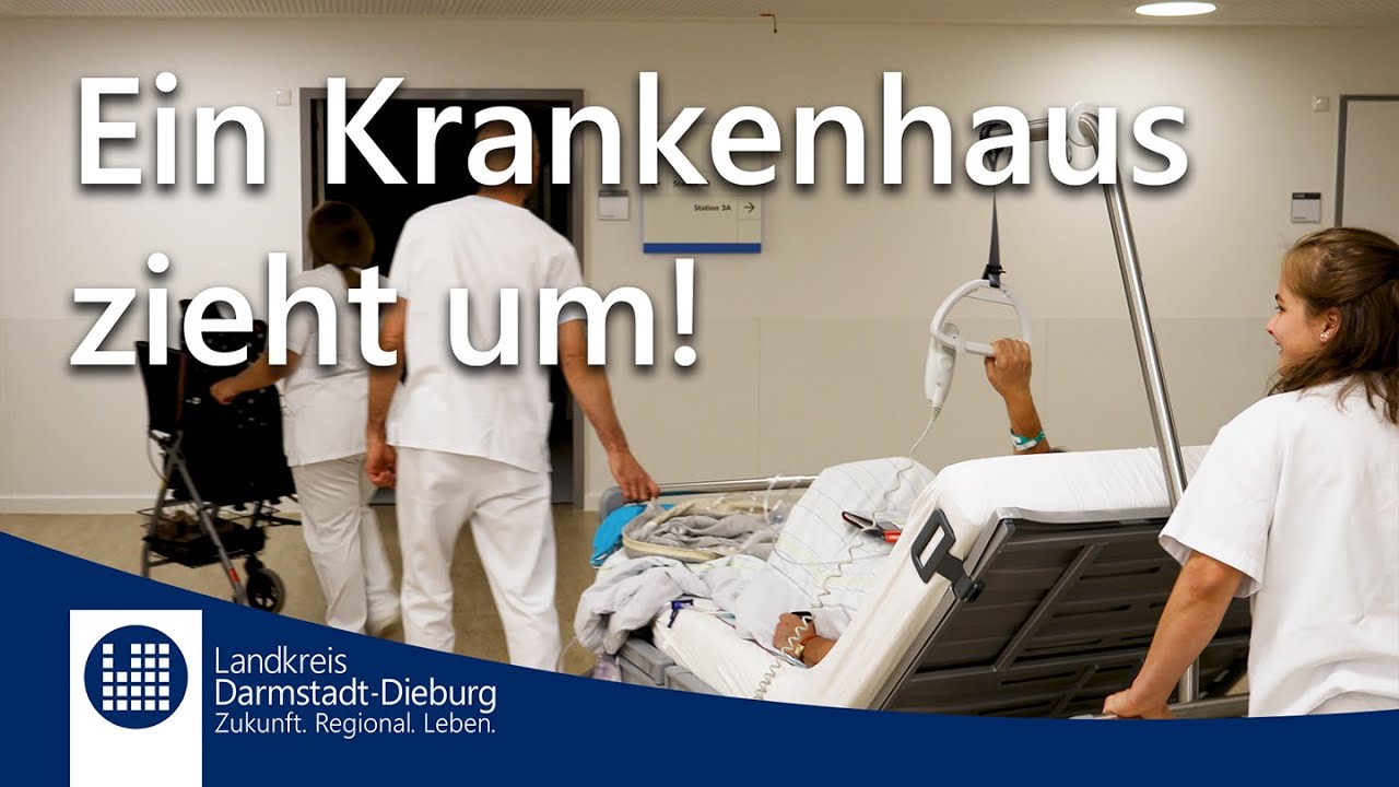 Der Umzug ins neue Bettenhaus unserer Kreisklinik