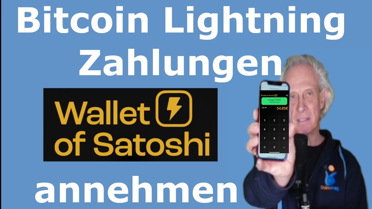 Bitcoin und Lightning Zahlungen mit der Wallet of Satoshi annehmen