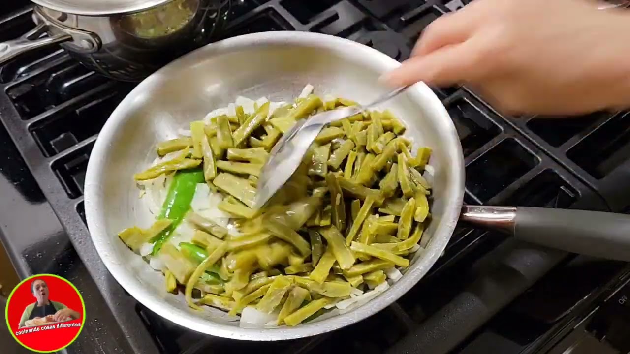 Receta de nopales para tostadas muy deliciosos y sencilla de hacer cocinando cosas diferentes