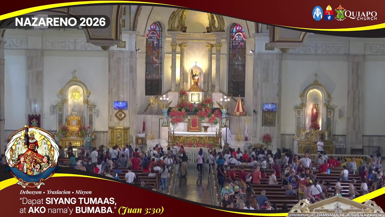#QuiapoChurch 12:15 PM LIVE MASS • 13 FEBRUARY 2026 • FRIDAY of the 5th WEEK in ORDINARY TIME