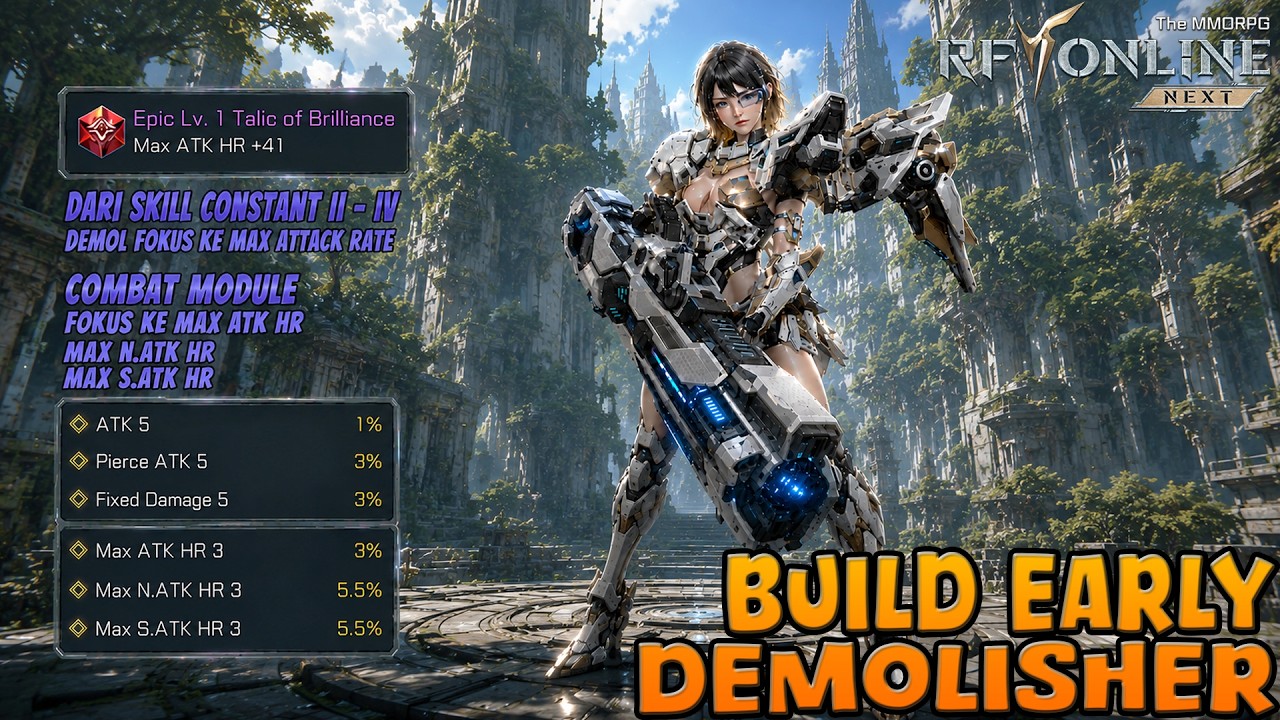 Best Demolisher BUILD Setup for Early & Mid Game | RF Online NEXT