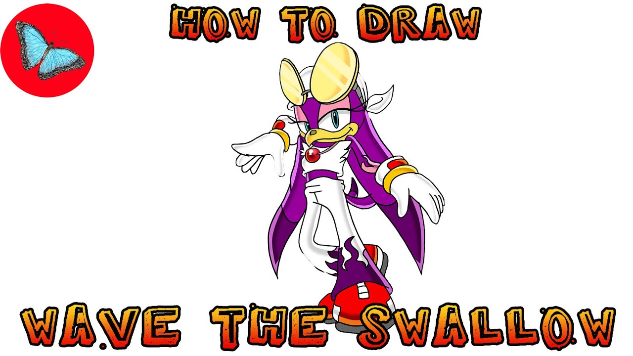 How To Draw Wave The Swallow - Sonic the Hedgehog | Drawing Animals