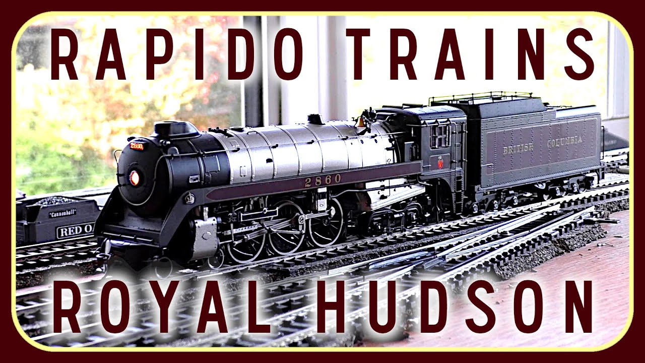 Модель поезда Rapido Trains Royal Hudson масштаба HO (обзор товара)