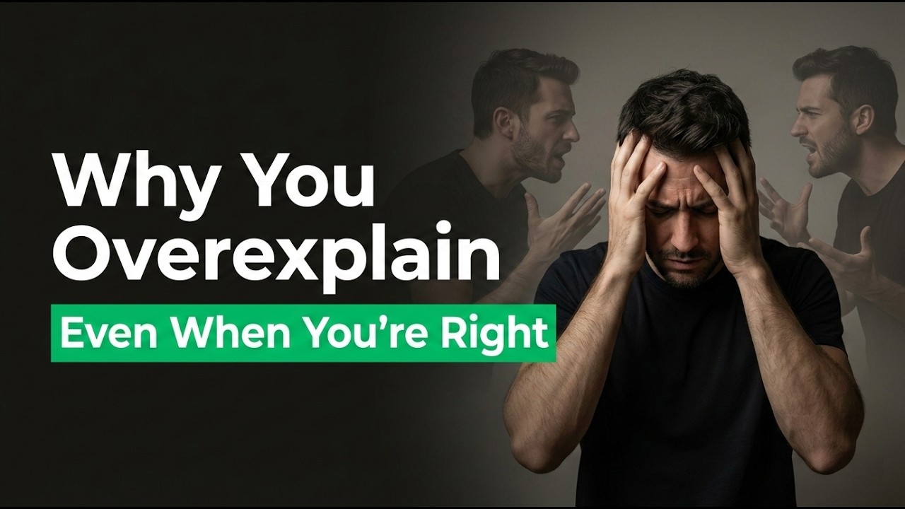 Why You Overexplain Yourself Even When You&rsquo;re Right (Psychology Explained)