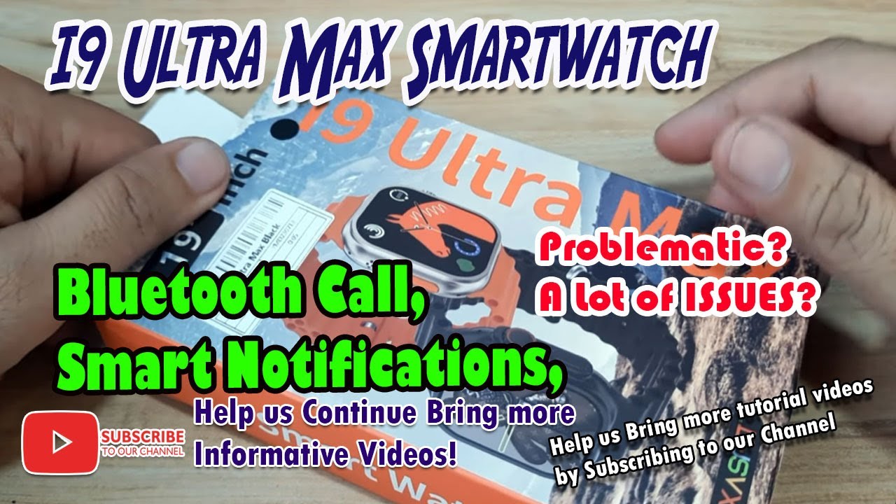 i9 Ultra Max Smartwatch - Bluetooth Call, Smart Notifications, Did it Work?