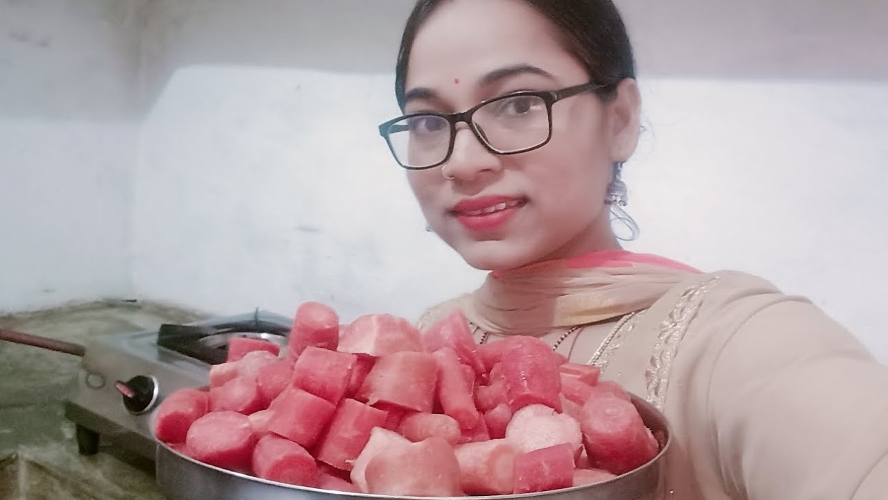 आज मैंने गाजर का हलवा बनाया #ब्लॉग#वीडियो#वायरल#शिवांशी ऑफिशियल